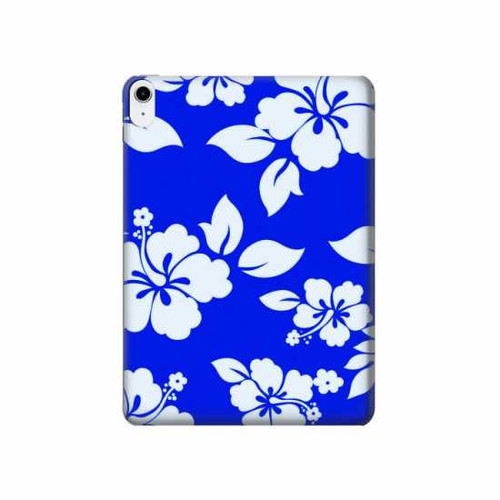 S2244 Hawaiian Hibiscus Blue Pattern Hard Case For iPad 10.9 (2022)