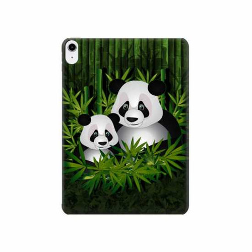 S2441 Panda Family Bamboo Forest Hard Case For iPad 10.9 (2022)