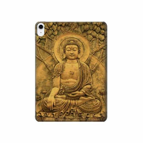 S2452 Buddha Bas Relief Art Graphic Printed Hard Case For iPad 10.9 (2025,2022)