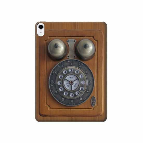 S3146 Antique Wall Retro Dial Phone Hard Case For iPad 10.9 (2022)