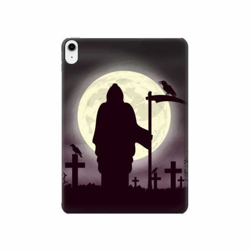 S3262 Grim Reaper Night Moon Cemetery Hard Case For iPad 10.9 (2022)