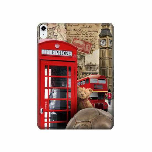 S3856 Vintage London British Hard Case For iPad 10.9 (2022)