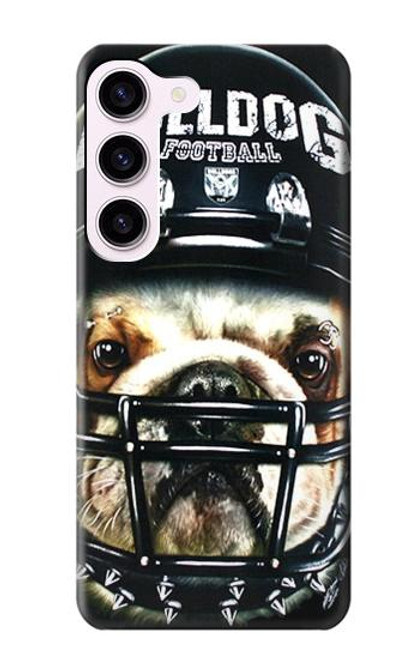 S0098 Bulldog American Football Case For Samsung Galaxy S23