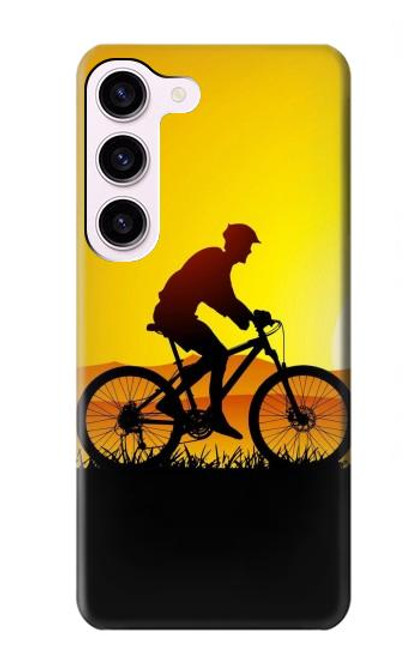 S2385 Bicycle Bike Sunset Case For Samsung Galaxy S23