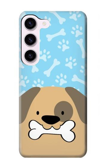 S2669 Cute Dog Paws Bones Cartoon Case For Samsung Galaxy S23