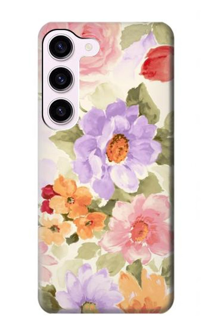S3035 Sweet Flower Painting Case For Samsung Galaxy S23
