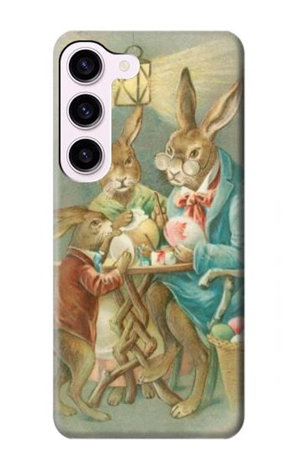 S3164 Easter Rabbit Family Case For Samsung Galaxy S23