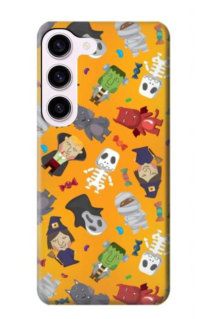 S3275 Cute Halloween Cartoon Pattern Case For Samsung Galaxy S23