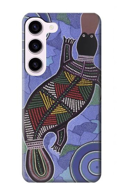 S3387 Platypus Australian Aboriginal Art Case For Samsung Galaxy S23