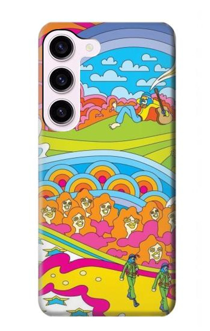 S3407 Hippie Art Case For Samsung Galaxy S23