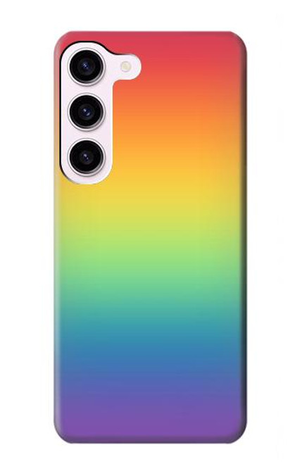 S3698 LGBT Gradient Pride Flag Case For Samsung Galaxy S23