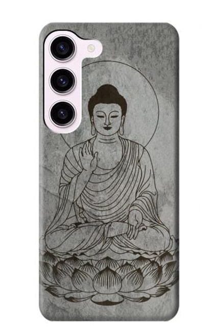 S3873 Buddha Line Art Case For Samsung Galaxy S23