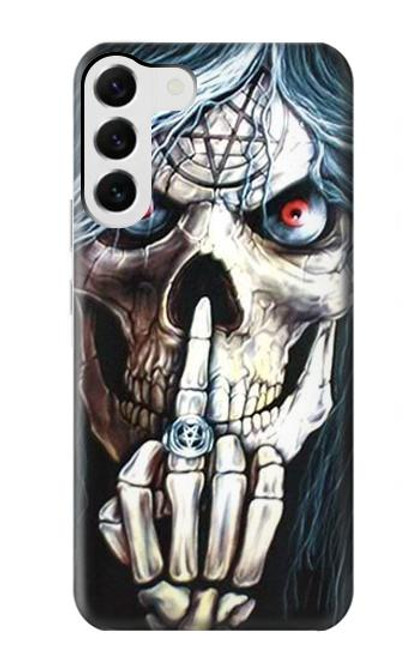 S0222 Skull Pentagram Case For Samsung Galaxy S23 Plus