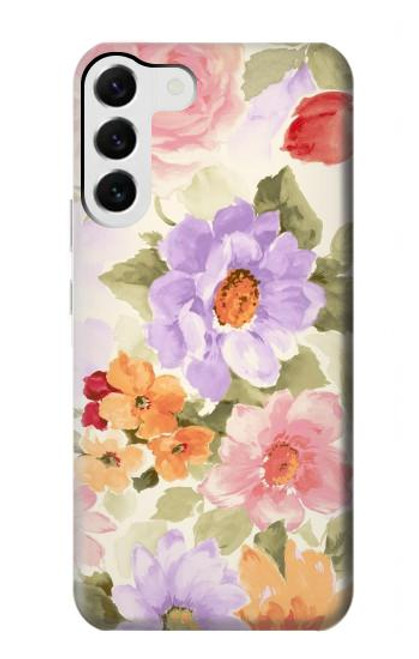 S3035 Sweet Flower Painting Case For Samsung Galaxy S23 Plus