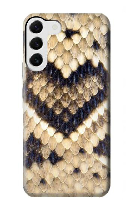 S3417 Diamond Rattle Snake Graphic Print Case For Samsung Galaxy S23 Plus