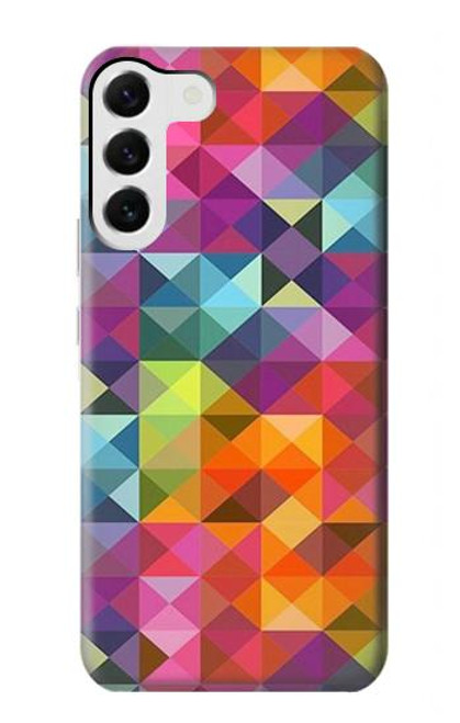 S3477 Abstract Diamond Pattern Case For Samsung Galaxy S23 Plus