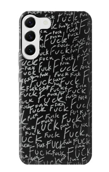 S3478 Funny Words Blackboard Case For Samsung Galaxy S23 Plus