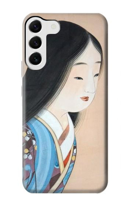 S3483 Japan Beauty Kimono Case For Samsung Galaxy S23 Plus