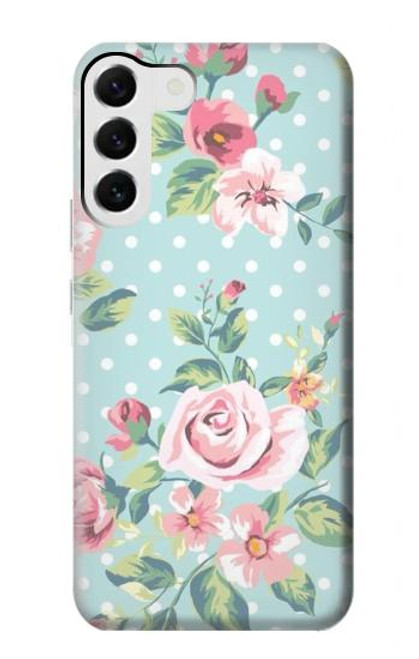 S3494 Vintage Rose Polka Dot Case For Samsung Galaxy S23 Plus