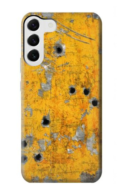 S3528 Bullet Rusting Yellow Metal Case For Samsung Galaxy S23 Plus