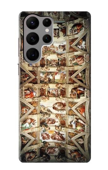 S0177 Michelangelo Chapel ceiling Case For Samsung Galaxy S23 Ultra