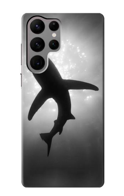 S2367 Shark Monochrome Case For Samsung Galaxy S23 Ultra