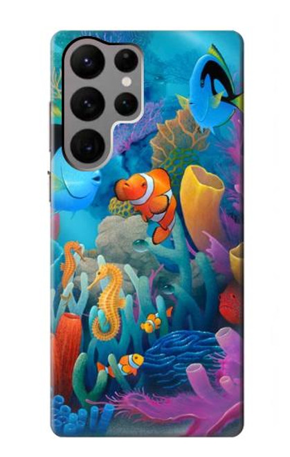 S3227 Underwater World Cartoon Case For Samsung Galaxy S23 Ultra