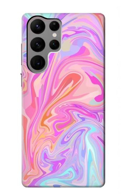 S3444 Digital Art Colorful Liquid Case For Samsung Galaxy S23 Ultra