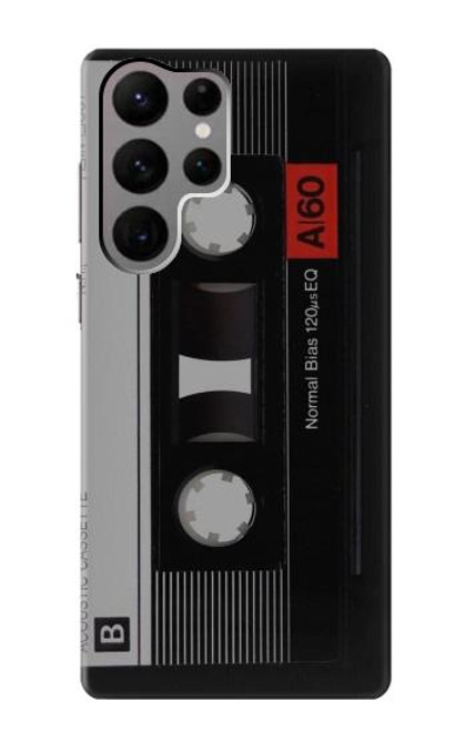 S3516 Vintage Cassette Tape Case For Samsung Galaxy S23 Ultra