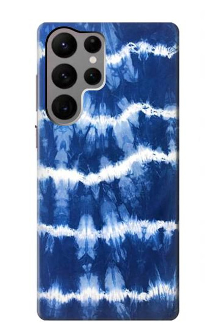 S3671 Blue Tie Dye Case For Samsung Galaxy S23 Ultra