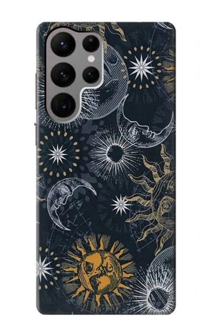 S3702 Moon and Sun Case For Samsung Galaxy S23 Ultra