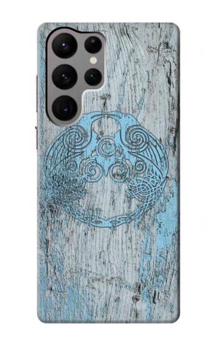 S3829 Huginn And Muninn Twin Ravens Norse Case For Samsung Galaxy S23 Ultra