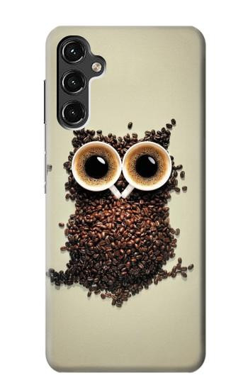 S0360 Coffee Owl Case For Samsung Galaxy A14 5G