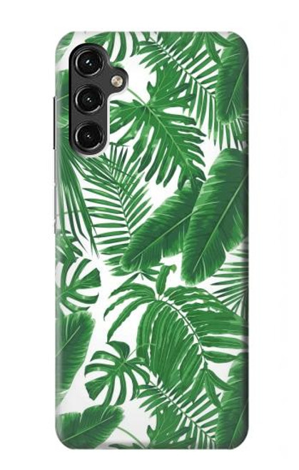 S3457 Paper Palm Monstera Case For Samsung Galaxy A14 5G
