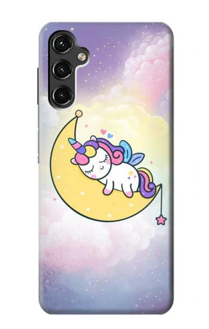 S3485 Cute Unicorn Sleep Case For Samsung Galaxy A14 5G