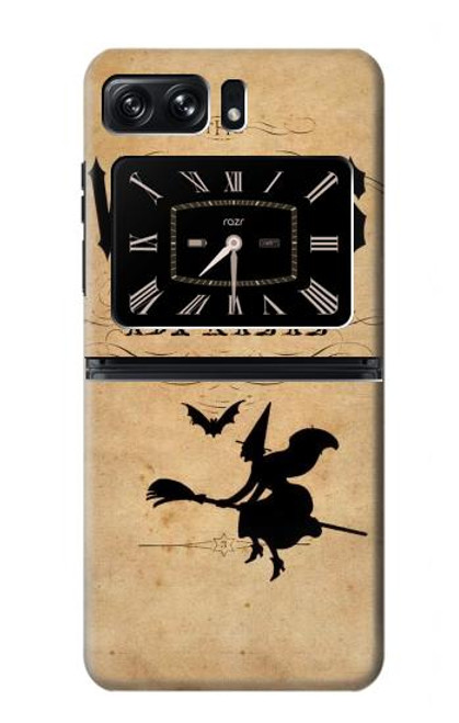 S2648 Vintage Halloween The Witches Ball Case For Motorola Moto Razr 2022