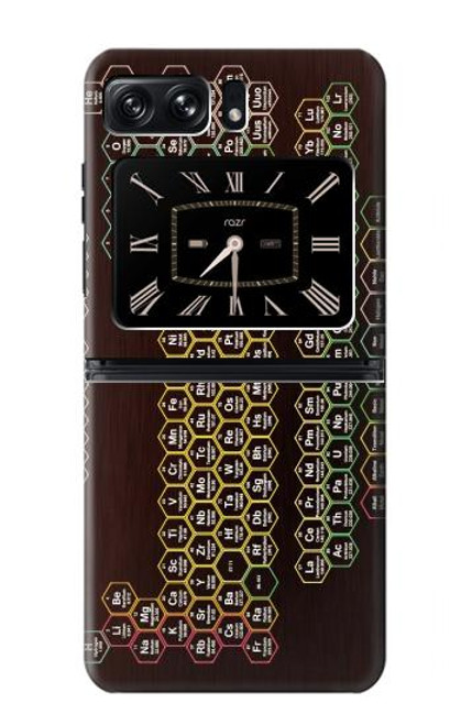 S3544 Neon Honeycomb Periodic Table Case For Motorola Moto Razr 2022