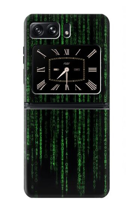 S3668 Binary Code Case For Motorola Moto Razr 2022