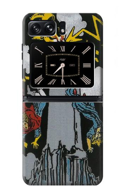 S3745 Tarot Card The Tower Case For Motorola Moto Razr 2022