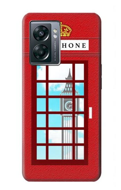 S2059 England British Telephone Box Minimalist Case For OnePlus Nord N300
