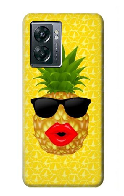 S2443 Funny Pineapple Sunglasses Kiss Case For OnePlus Nord N300