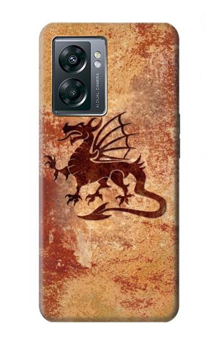 S2485 Dragon Metal Texture Graphic Printed Case For OnePlus Nord N300