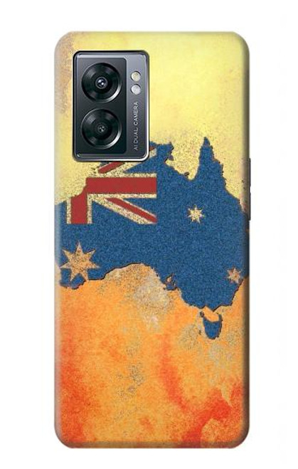 S2494 Australia Flag Map Rock Texture Case For OnePlus Nord N300