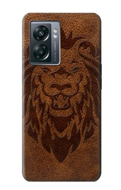 S2529 Leo Zodiac Tattoo Brown Graphic Print Case For OnePlus Nord N300