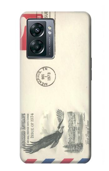 S3551 Vintage Airmail Envelope Art Case For OnePlus Nord N300