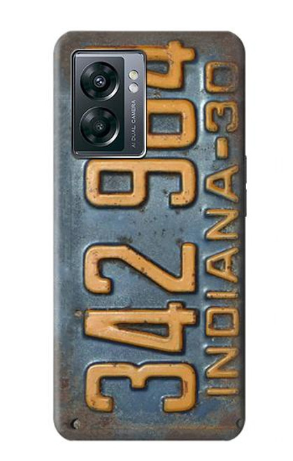 S3750 Vintage Vehicle Registration Plate Case For OnePlus Nord N300