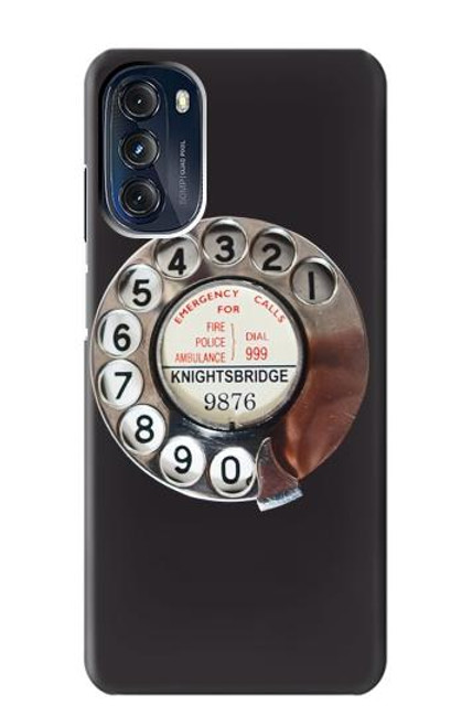 S0059 Retro Rotary Phone Dial On Case For Motorola Moto G 5G (2023)