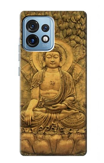 S2452 Buddha Bas Relief Art Graphic Printed Case For Motorola Edge+ (2023), X40, X40 Pro, Edge 40 Pro