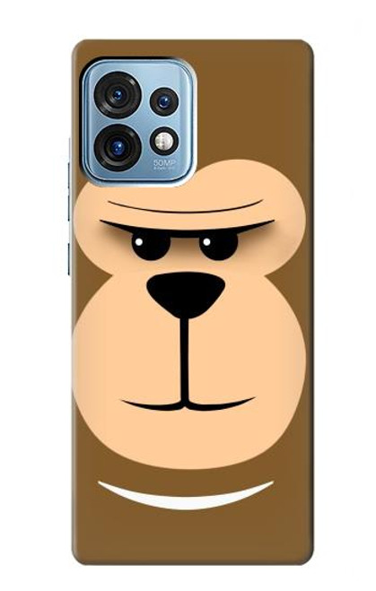 S2721 Cute Grumpy Monkey Cartoon Case For Motorola Edge+ (2023), X40, X40 Pro, Edge 40 Pro