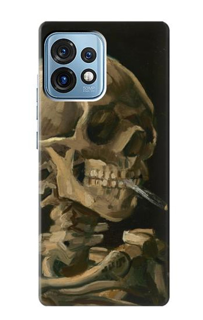 S3358 Vincent Van Gogh Skeleton Cigarette Case For Motorola Edge+ (2023), X40, X40 Pro, Edge 40 Pro